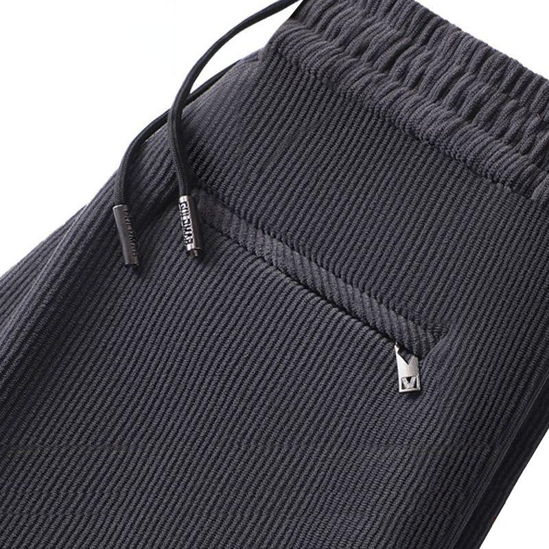 

Men s Corduroy Loose Fit Straight-Leg Warm Sweatpants for Spring & Autumn 2XL