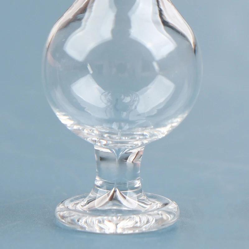 1/12 Dollhouse Miniature Accessories Mini Glass Candy Jar Simulation Food Dessert Can Model Toys for Doll House Decoration