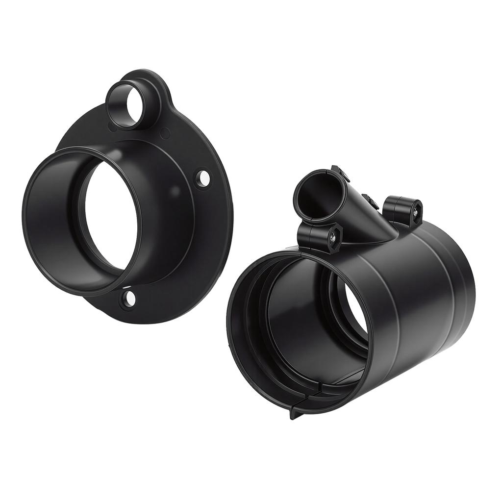 Outboard Rigging Hose Flange Union with Fuel Port PP Boat Rigging Tube for Connect Cable and Fuel Line