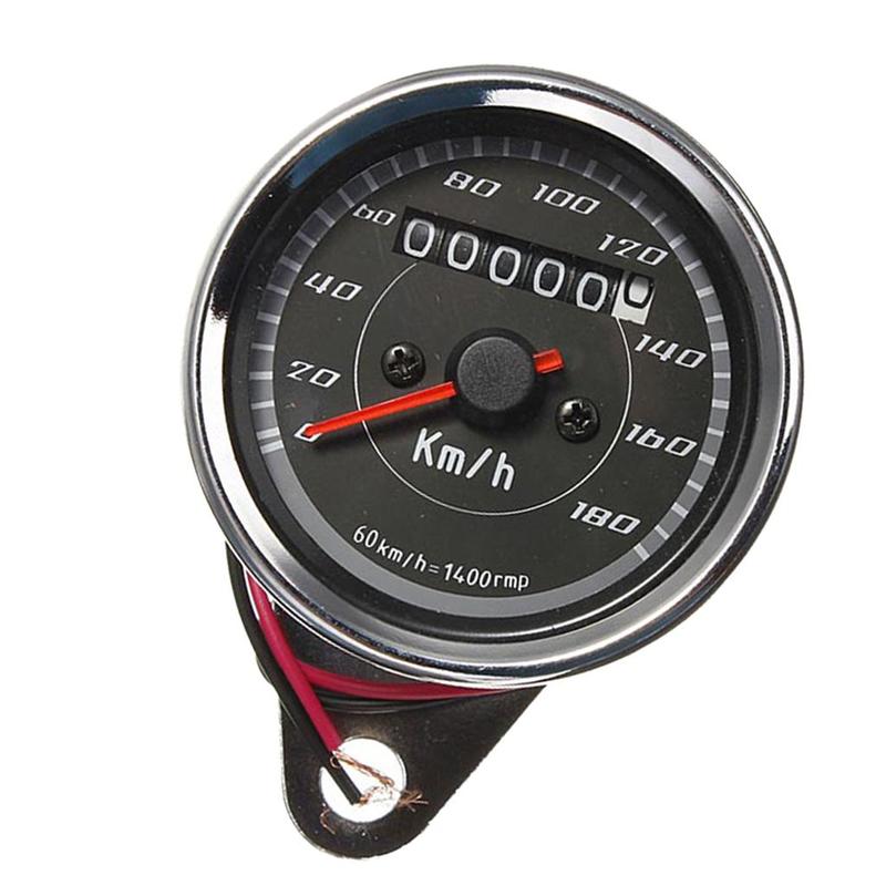 LED Display Motorcycle Speedometer Odometer Tachometer Gauge Waterproof Fuel Meter for Scooter and Motorbike