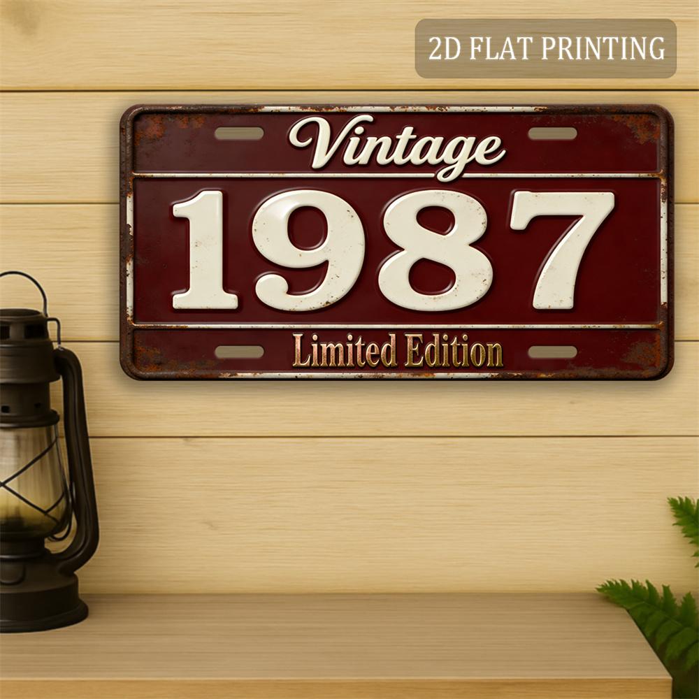 D Flat pc D Flat xinch Vintage Wall Decoration Classic Limited Edition Commemorative Vintage Digital Wall Hanging