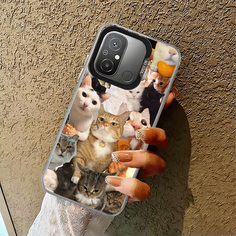 Crying Cats Combine Memes Shockproof Phone Case for Xiaomi Poco X7 X6 X5 X3 Pro F7 Ultra M8 Redmi 15C 15 14C 13C 12C 10C 13 12 1