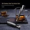 Stainless Steel Tea Infuser with Pipe-Shaped Handle