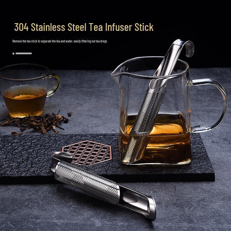 Stainless Steel Tea Infuser with Pipe-Shaped Handle