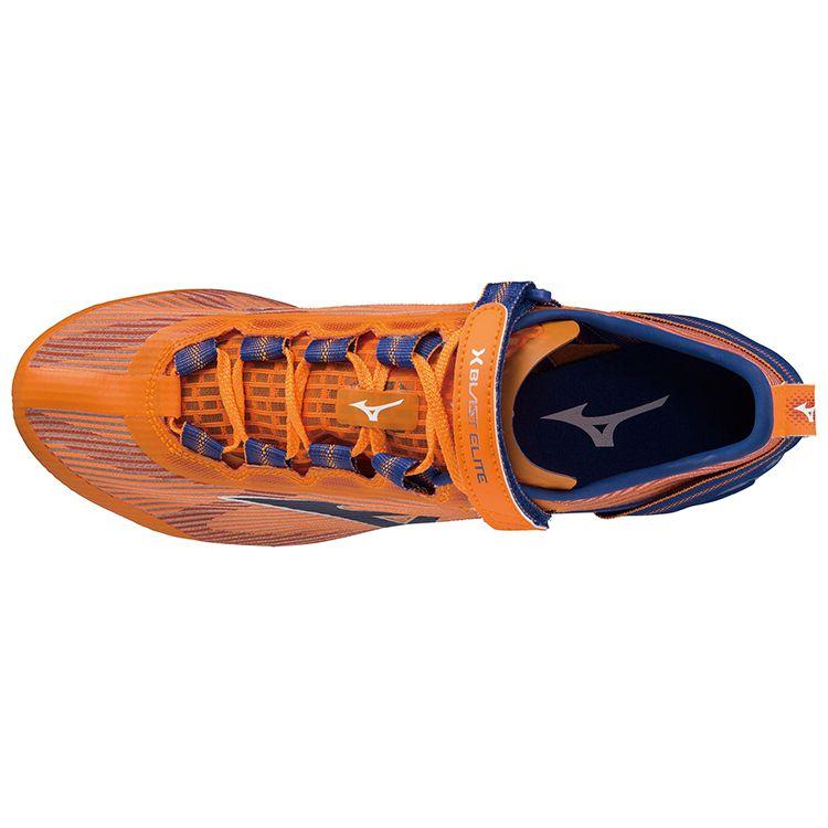 Mizuno X Blast Elite 2 Low Top Professional Running Shoes Unisex Running Shoes Orange Blue U1GA220266