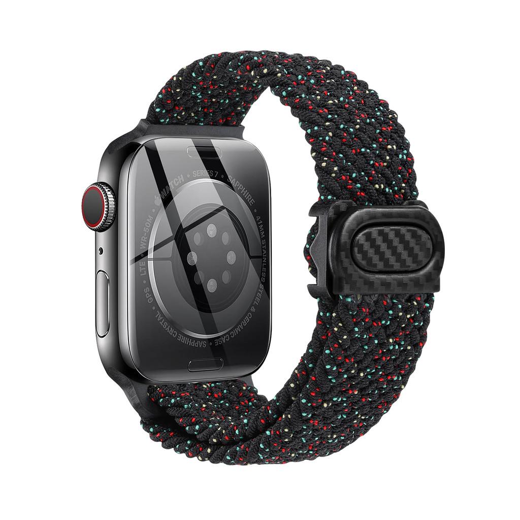 Strap For Apple watch band 44mm 42mm 40mm 45mm 46mm 41mm 49mm Braided Solo Correa Bracelet iWatch 11 10 9 8  7 6 5 4 se Ultra3