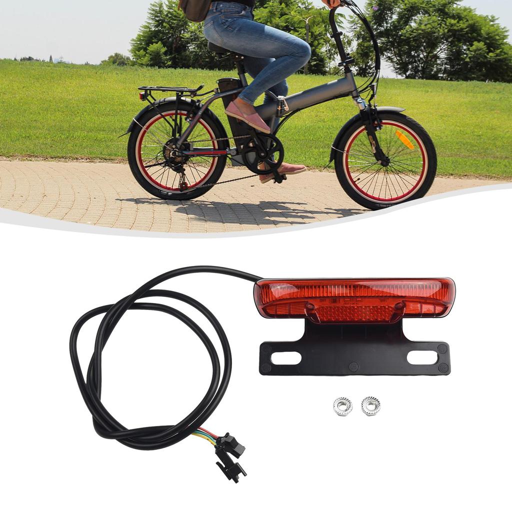 Fanale posteriore ABS 36-60V Ebike per bicicletta elettrica Lampada LED Accessori