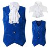 Herren Mittelalterliche Kleidung Retro Lässige Weste Halloween Smoking Jacke Mittelalterliches Kostüm Ärmellos Revers Gentleman Party Renaissance Gehrock