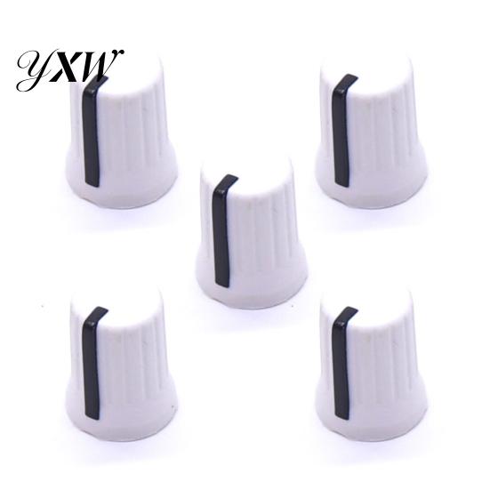 High-quality Rubber Knobs 5Pcs Universal EQ Rotary Knob Replacement Wear Resistant Caps Mini Size Simple Installation Equalizer Potentiometer
