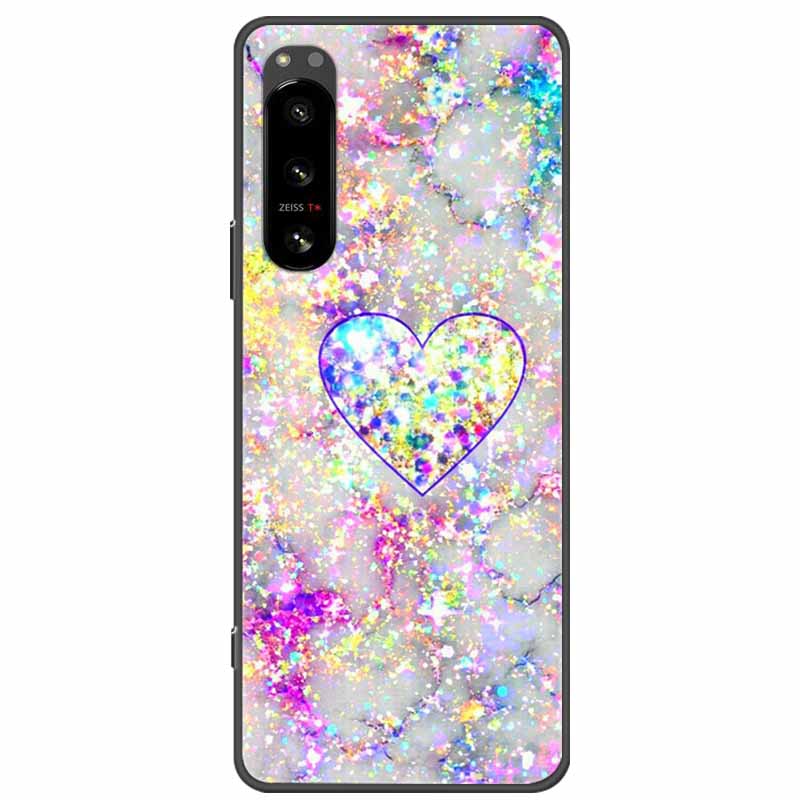 Pro Sony Xperia 5 / 5 II / 5 III Pouzdro TPU Měkký Silikon Nárazuvzdorná Pouzdra pro Sony Xperia 5 III Kryt Telefonu 5II 5III Vlk Lvi