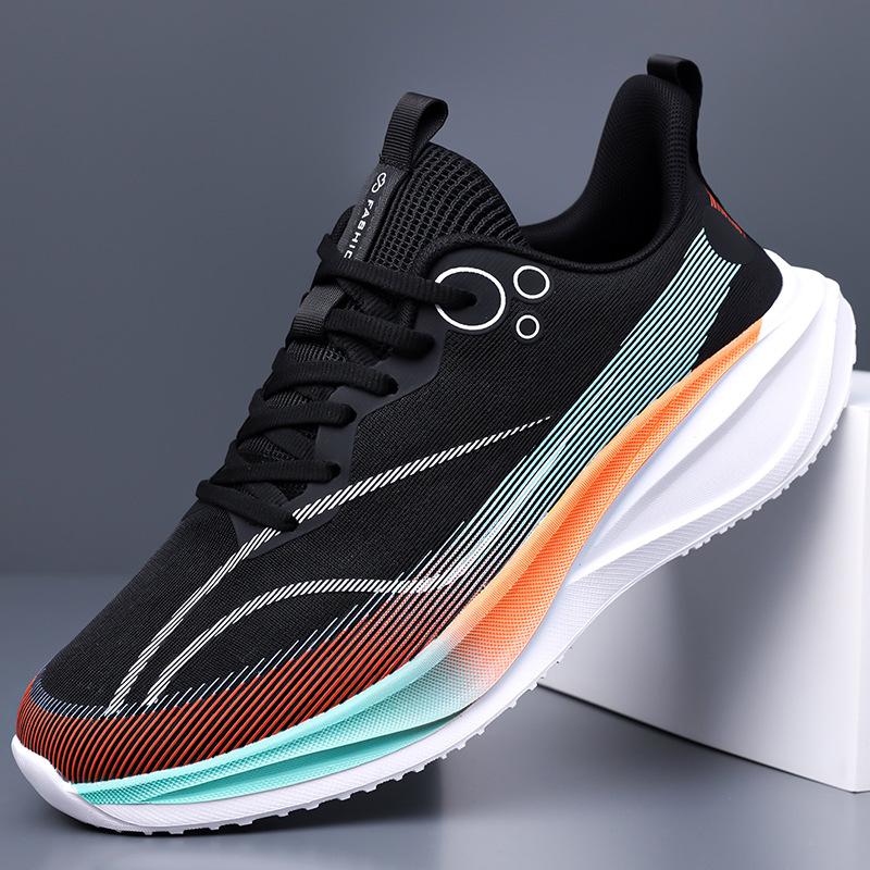 Men's Shoes New Breathable Mesh Running Shoes Lightweight Casual Shoes Soft-soled Sports Shoes Men's