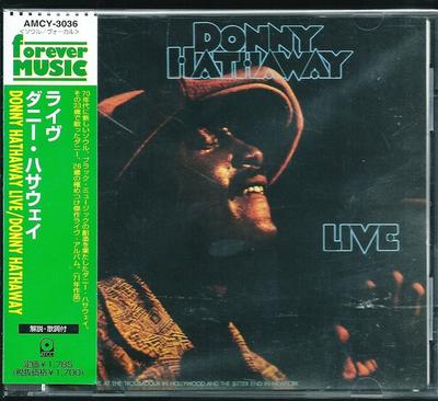 CD DONNY HATHAWAY Live AMCY3036 ATCO Records 1997 Japan ObiSoulFunk Begagnad