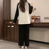 Autumn and Winter New Women's Pajamas, Long Sleeves, Girls, Students, German Velvet Fabric, Loose Casual Pajamas, Loungewear Set