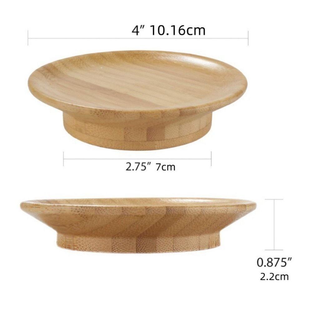 Charcuterie Board Safety Wine Coaster Wooden Non-toxic Wooden Red Wine Lid Odorless Splashproof Dessert Wooden Tray Bar Supplies