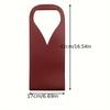 Wine Packaging Bags Gift Bags Vintage Linen/PU Leather Tote Wine Bags Drinking Accessories Tote Gift Bags For Friends