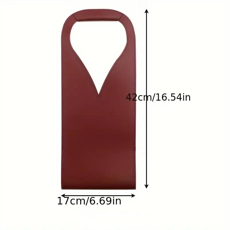 Wine Packaging Bags Gift Bags Vintage Linen/PU Leather Tote Wine Bags Drinking Accessories Tote Gift Bags For Friends