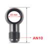 Aluminum banjo adaptor Bolt AN3 AN4 AN6 AN8 AN10 an to 12mm 14mm 16mm 18mm brake fitting Black