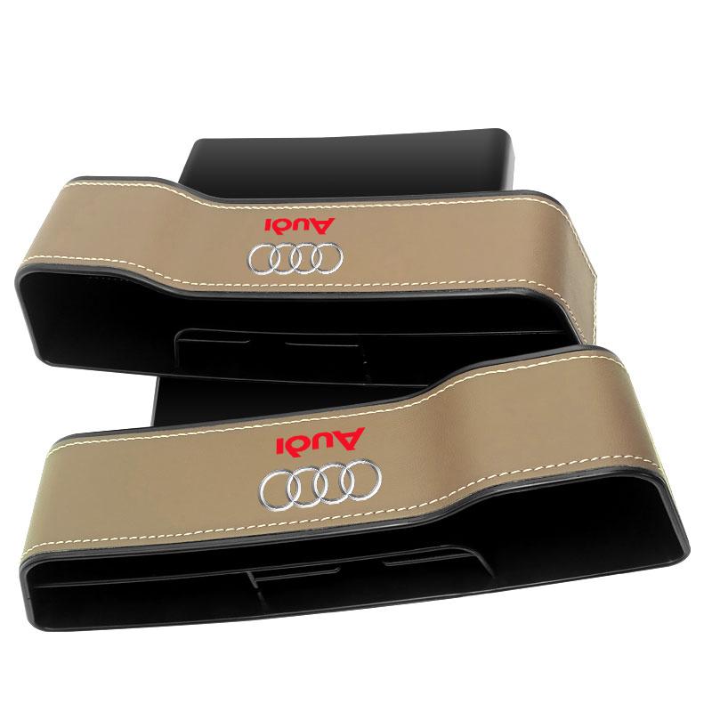 

2pcs Car Seat Organizer Crevice Storage Box Gap Slit Car Accessories for Audi A3 8P 8V 8L A3 A4 B5 B6 A5 A6 C6 C5 A1 A7 A8 Q2 Q3 TT RS3 RS4 2pcs audi