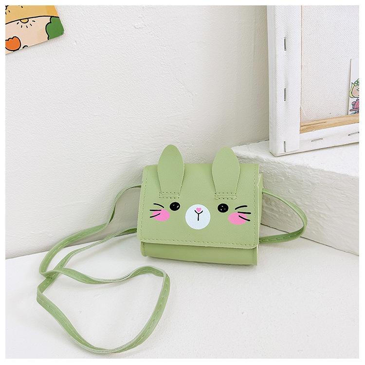 New children's bag cute rabbit small bag casual bag shoulder messenger bag mini cartoon baby change bag