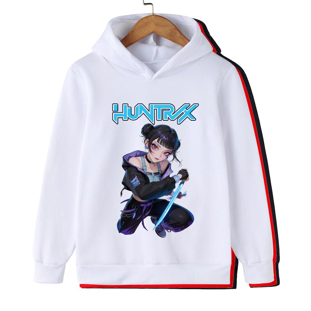 2025 Neu KPop Dämonenjäger Frühling Cartoon Lässig Bedruckt Mädchen Hoodie Mädchen KPop Kinder Jungen Hoodie Top Sweatshirt