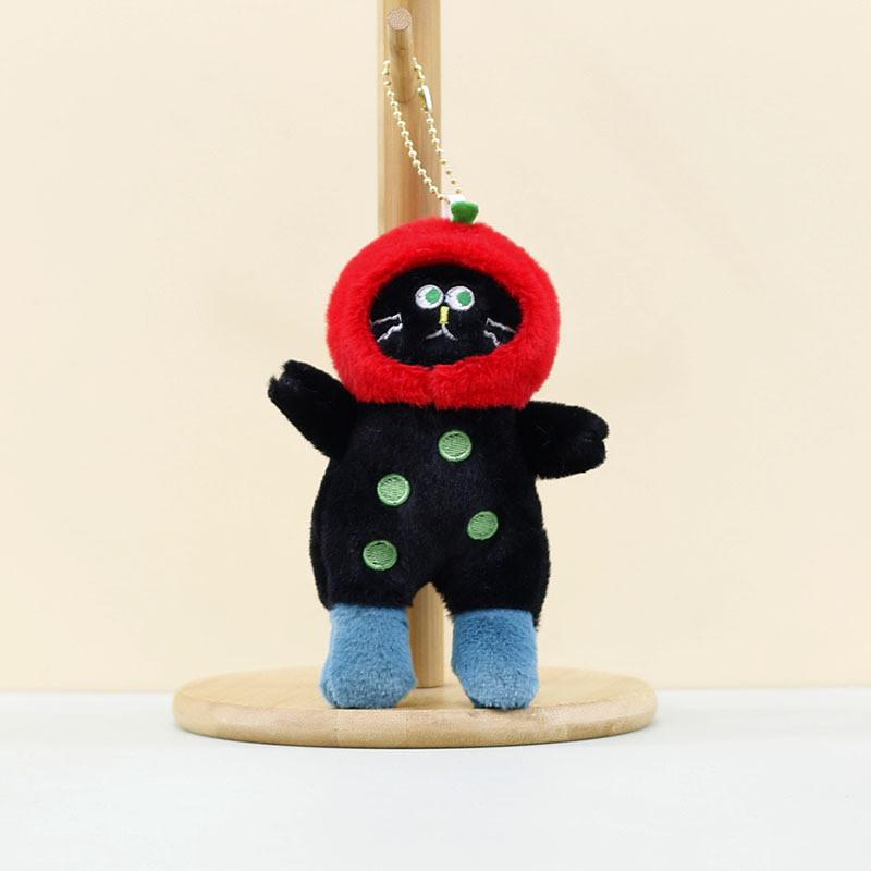 Cute Cat Plush Keychain Adorable 15cm Stuffed Animal For Bags And Keys