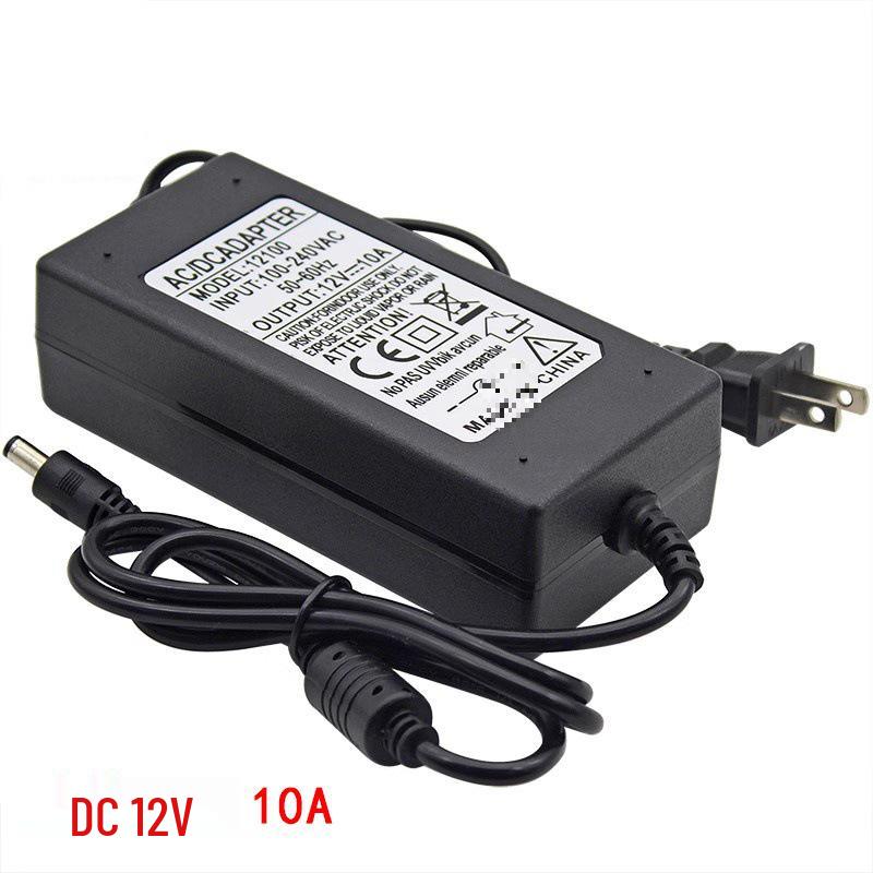 DC 12V Power Adapter for Cameras, Speakers, Amplifiers (1A-10A)