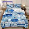1PC Snoopy Pattern Bedding Quilt Set Quilt Cover Pillowcase Home Decoration Birthday Gift (1 * Duvet Cover + 2 * Pillowcase, Without Core)