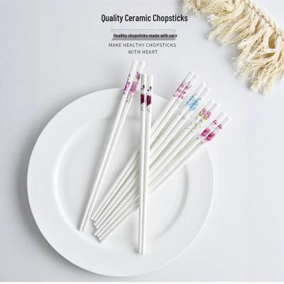 High-Temperature Resistant Ceramic Chopsticks - Mold-Proof & Easy To Clean, Chinese Style