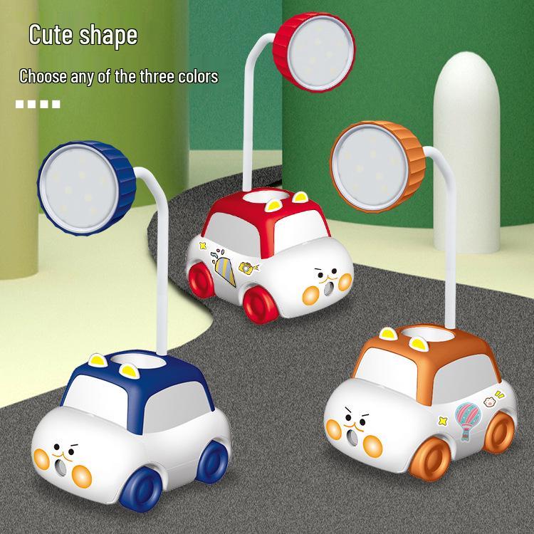 Cartoon LED Eye-Protection Rechargeable Desk Lamp & Night Light