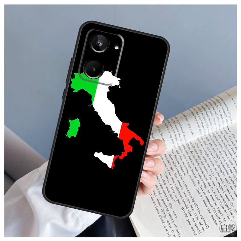 

Italy Flag For Realme 15 10 11 13 12 14 Pro Plus C65 C67 C71 C63 C61 C55 C51 C53 C75 GT6 GT7 Pro Case Realme 15