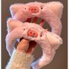 Party Kopfschmuck Haarband Cartoon Kopfband Niedliches rosa Schwein Stirnband Gesicht waschen