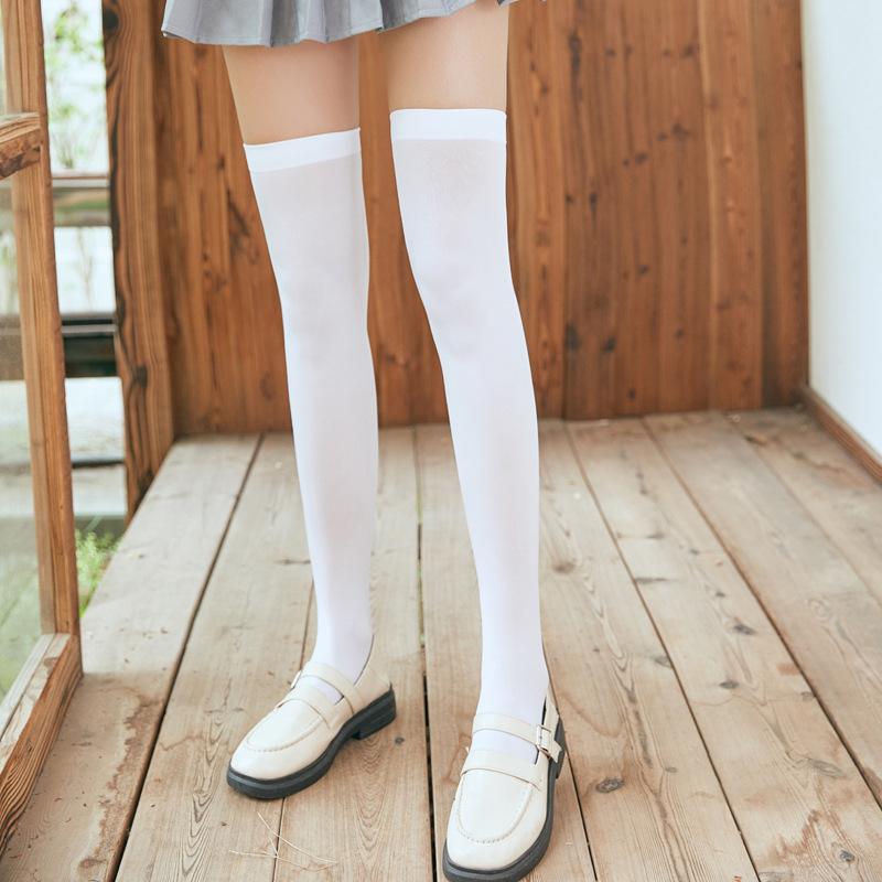 Sexy Lingerie, Stockings, Transparent Thin, Women'S Sex Stockings, Black And White Thigh Socks, High Stockings