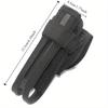 360° Rotating Telescopic Baton Holder Durable Nylon Holster for 21" To 26" Batons, Quick-Release Clamping Buckle, Secure Belt Loop, Secure Baton Grip