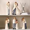 Handmade Resin Couple Figurine Decoration Home Decor  Wedding Ornament Valentine Gift