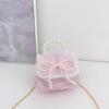 Borsa Monospalla da Ragazza con Paillettes alla Moda, Mini Borsa a Mano con Perle per Bambina, Borsa a Tracolla per Bambini