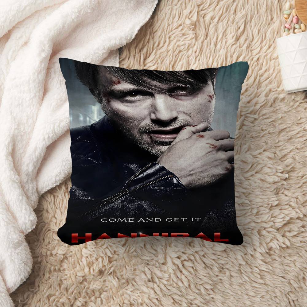 HHannibal Classic Vintage Lucky Dragon Pillow Cover Sofa Cushion Cover Home Room Decoration Children Gift