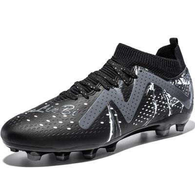 33-46 Herren Low-Top Übergröße Lange Stollen Fußballschuhe Rutschfest Verschleißfest TPR Kunstrasen Kinder Lange Stollen Fußballschuhe