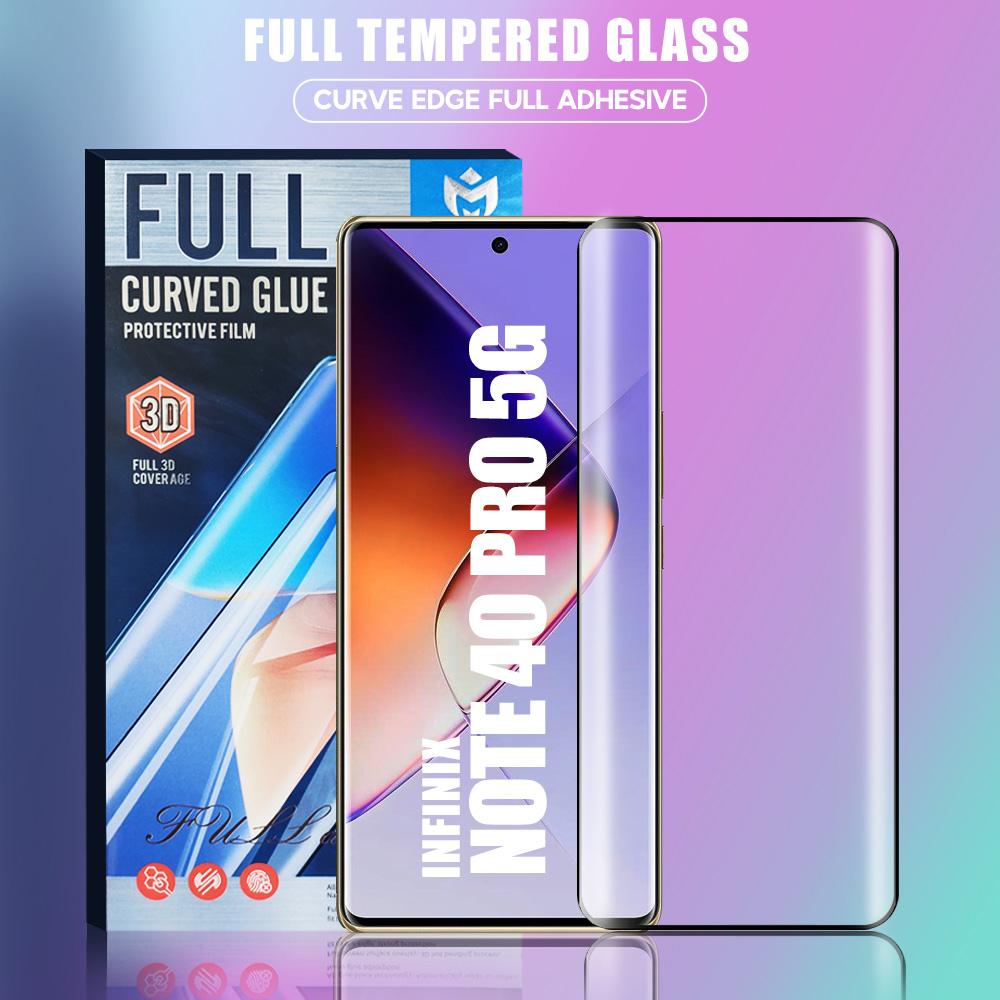 

TCF Original 5D Curved Edge 9H Full Tempered Glass for Infinix Note 40 Pro 5G / Infinix Note 40 Pro+ 5G / Infinix Note 40 Pro 4G Note 40 Pro+ 5G