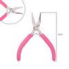 "Handmade Pink Needle-Nose Pliers: Multi-Function Jewelry Tool for Beading and Winding"