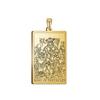 Dawapara Pentacles Tarot Card Pendant for Necklace Stainless Steel Golden Black Jewelry Accessories Charms Pendants