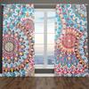 Christmas Decorations: Colorful Crystal Diamond Bohemian Pattern Printed Curtains   Home Decoration   Room Decoration