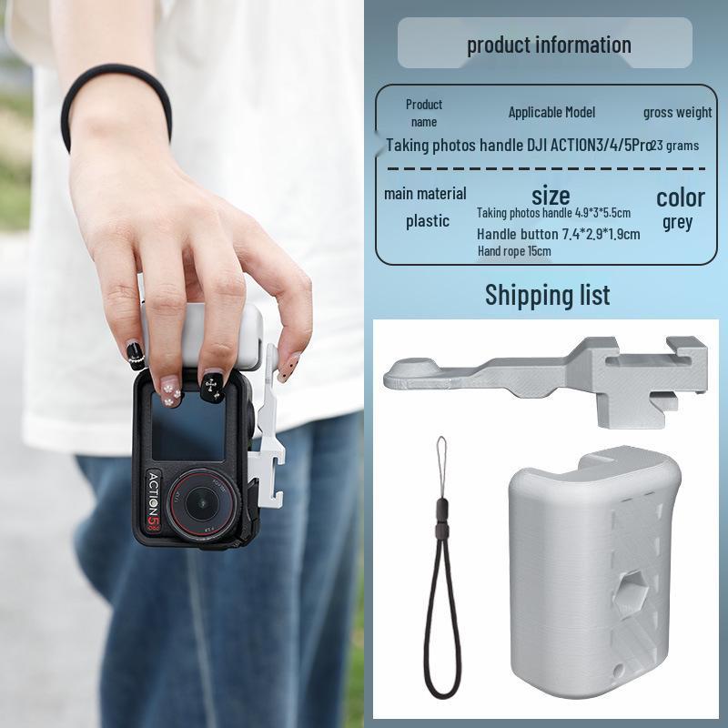 DJI OSMO Action Magnetic Quick Release Mount for Action5/4/3 & SLR, Multicolor Handle