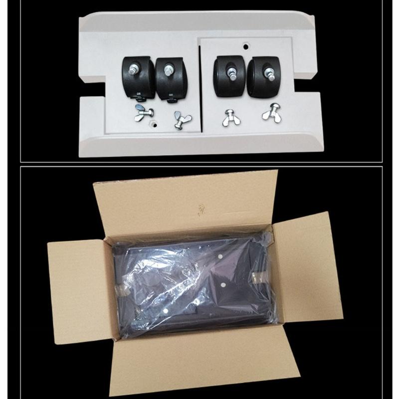 Computer Tower Stand CPU Cart with 4 Caster Wheels for Home Office Under Desk