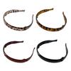 Folding Headband Acrylic No Pressure Anti-Slip Tortoiseshell Pattern Retro Style Adjustable Hair Hoop Hair