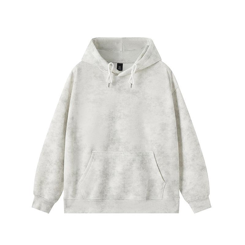 Мужской свитер в стиле тай-дай, грязный, весенне-осенний, тяжелый американский уличный тренд, свободная подростковая куртка с капюшоном, мужской M