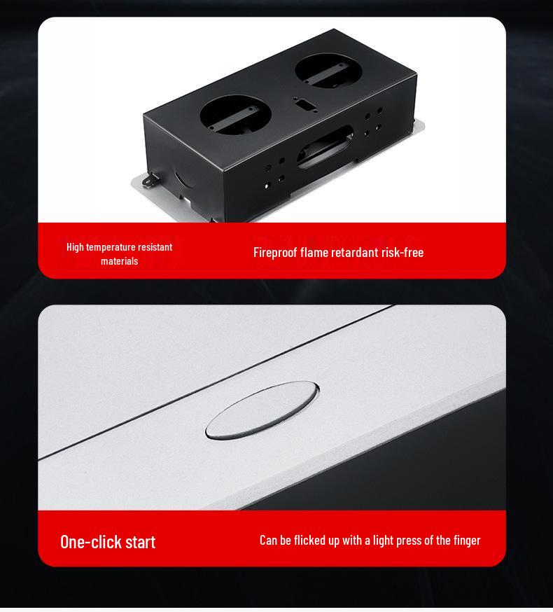 European Standard Pop-up Desktop Power Socket for Office Desks