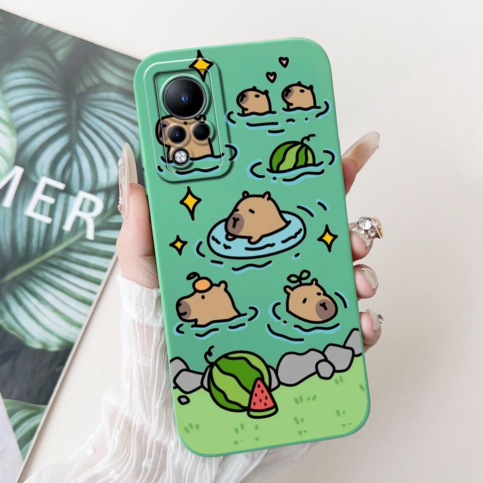 For Infinix Note 11 Case X663 X663B Cover Silicone Soft TPU Fundas Pretty Girl Phone Cover For Infinix Note 11 Note11 Capa Shell