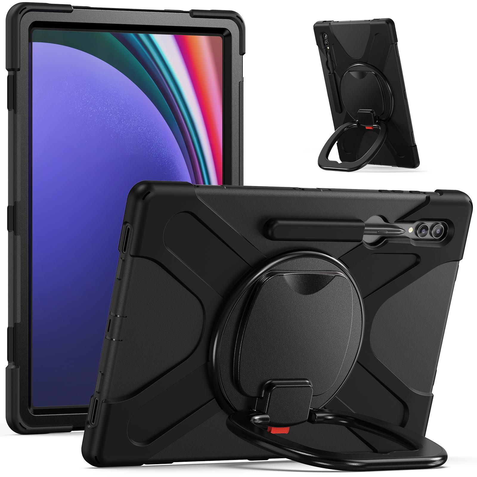

Захисний чохол для планшета, сумісний з Samsung Galaxy Tab S8Ultra /S9Ultra /S10Ultra, з тримачем для стилуса, 6 кольорів Tab S8 Ultra 14.6in чорний