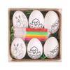 DIY Ostereier bemalen mit Stift Ostereier Mal Bastelset Iy Ostereier bemalen Schaumstoff Ostereier Kinder Ostergeschenk
