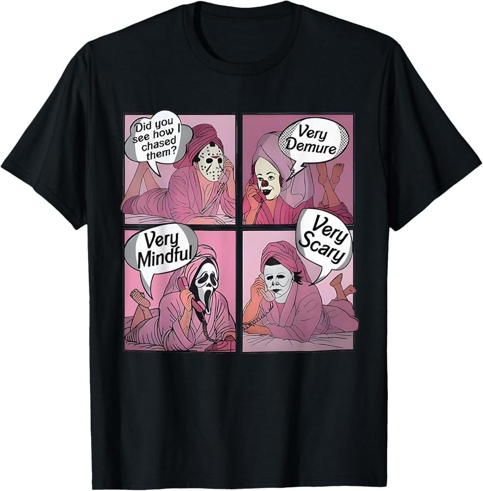 Very Demure very Minful very scary meme halloween T-Shirt Unisex T-Shirt S